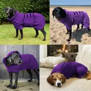 Dog Bathrobe Towel Microfibre Bath Robe Drying Super Absorbent Robe Pet Cat Coat