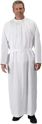 Self Fitting ALB - 65% Poly/35% Cotton, Size - LG White