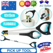 Foldable Garbage Pick Up Tool Grabber Reacher Stick Reaching Grab Claw TK