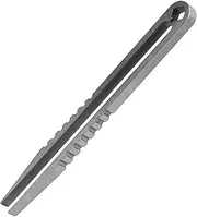 Portable EDC Alloy Tweezers Outdoor Survival Camping Travel Mini Tool (Original Color)