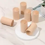 DJAPWPX-24Pcs Wood Essential Oil Diffuser Compact Wooden Fragrance Diffuser Practical Wooden Aromatherapy Diffuser for Home Office Car Yoga Rooms