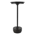 (Black)Rechargeable Cordless Led Desk Lamp Touch Sensor Lamp 3 Modes Portable