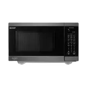 Sharp 26L Electric 900W Flatbed Inverter Kichen Microwave Black Stainless Steel