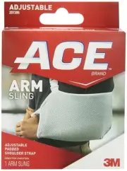 Ace Arm Sling Adjustable Padded Shoulder Strap Latex Free Materials - One Size