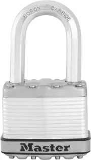 Master Lock M5XKADLF Magnum Stainless Steel Padlock with Shackle, 51 mm Size
