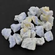 Rough BLUE CHALCEDONY Minerals Crystal Healing Chakra Reiki Specimen Zen A+