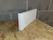 1" DELRIN NATURAL 5" X 12" CNC PLASTIC (B)