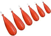 DECOMELODY 6Pcs PVC Fishing Practice Plugs for Skill Development Versatile Casting Bait for Freshwater Saltwater Casting Techniques with Durable Plugs Various