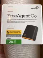 Seagate FreeAgent Go 120 GB USB External Hard Drive ST901203FGB1E1-RK