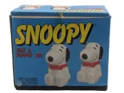 1993 Benjamin & Medwin Peanuts Snoopy Salt & Pepper Shakers New w Box Free Ship.