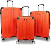 [Dejuno] Tutin 3-Piece Hardside Spinner Luggage Set with TSA Lock