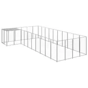 Andala Pets Dog Kennel Silver 13.31 m Steel