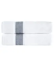 Brooks Brothers Ottoman Rolls 2pc Bath Sheets
