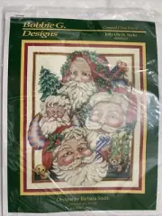 Bobbie G Designs Jolly Ole St Nicks Counted Cross Stitch Kit #SN5220