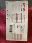 New Pyrex Glass Freshlock Food Storage Set 16 Pieces