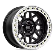 18x9 KMC KM235 Grenade Crawl Satin Black BEADLOCK Wheel 5x5 (10mm)