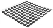 ibasenice 1 Sheet Billiard Pool Table Marker Stickers Durable Cloth Self Adhesive Dots for Snooker Pool Tables Easy to Use Wear Resistant for Game Setup and Replacement Needs