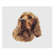 2 x 'Brown Cocker Spaniel Dog Portrait' Lens Cleaning Cloths (LC00028055)