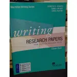 WRITING RESEARCH PAPERS 9780230421943 書況佳 2011 @0A 二手書