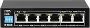 D-Link DGS-F1006P-E 6-Port Gigabit PoE Switch with 4 Long Reach Ports, 2 Uplink Ports, 60W PoE Budget, 5 Port Gigabit Desktop, Plug & Play, Lightning Protection - Ideal for Ethernet Network & PoE Hub