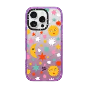 iPhone 16 Pro Impact Case MagSafe Compatible SUN MOON STARS
