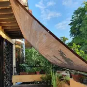 Shade Sail Sun Shade Cloth 6'6"X9'9" Rectangle Outdoor Canopy outside Sunshade A