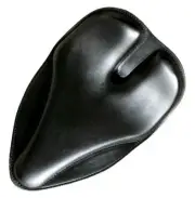 Board Track Spring Seat Chopper Bobber Harley Sportster Indian Scout Blk Leather