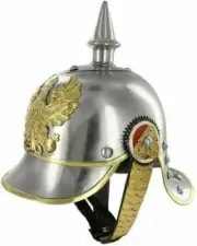 Armour Helmet German PICKELHAUBE Prussian Helmet Base Long Spike World War 1