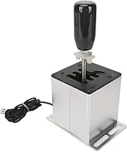 USB Simulator Shifter for ATS ETS EST LFS Dust WRC Sim Racing Games, H Gear Shifter for Logitech G29 G27 G25 G920 T300RS GT Steering Wheel PC Wins 6+R