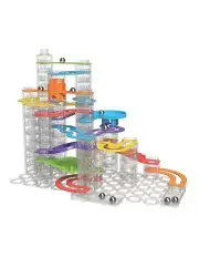 [FAT BRAIN TOY CO.] Trestle Tracks Marble Run Deluxe Edition Toy Set 124 Piece