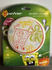 2008 NPower SpongeBob SquarePants Personal CD Player Nickelodeon New
