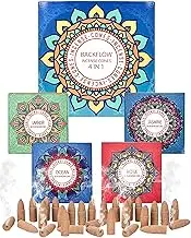 Backflow Incense Cones Gift Set Rose, Jasmine, Ocean, Lavender Variety Pack - 60 Large Back Flow Incense Cones Scented