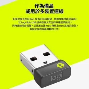 Logitech 羅技 BOLT USB 接收器 加密連線 適用 無線滑鼠 鍵盤 電腦 無線連線 LOGI129