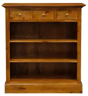 CT Tasmania Solid Timber 3 Drawer Bookcase