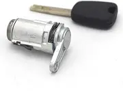 Left Door Lock Barrel with ONE Key Without Groove, for Peugeot, 307