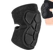 Sport Knee Pad, Turtle Shell Structure Adults Knee Pad for Sports, Comfortable Fit Fitness Braces Thickened Eva Stretchy for Dancing, Cycling
