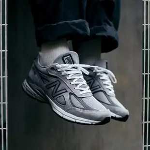 NEW BALANCE 慢跑鞋 990 V4 元祖灰 美製 男 U990GR4