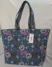 Vera Bradley East West Tote, Wild Prairie, New with Tags