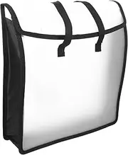 Parliky Stable PVC Material File Bags Buckle Protects Important Documents Tote Bag Organizer for Tax Documents