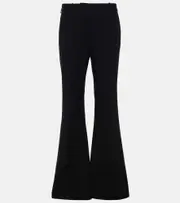 [Nina Ricci] Nina Ricci High-rise cady bootcut pants AU 14 black