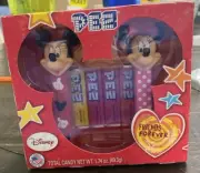 Disney Pez Dispenser Mickey & Minnie Friends Forever Gift Set NIB