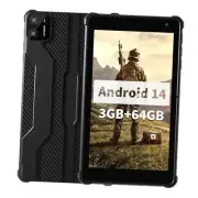 Android Tablet 7 inch,Android 14 Tablet PC,with 3GB(3GB+5GB Expand) RAM 64 GB