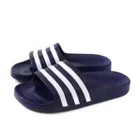 在飛比找ETMall東森購物網優惠-adidas ADILETTE AQUA 拖鞋 防水 深藍 