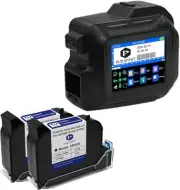 Mini Inkjet Printer E98, Handheld 0.5" Nozzle with 2 pcs...