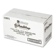 Hoffmaster 119971 Pre-Rolled Linen-Like CaterWrap Napkins (100/Carton) New
