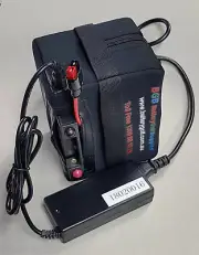 Lithium BGB LiFePO4 12.8V 19Ah Golf Battery & 4A Automatic Lithium Charger