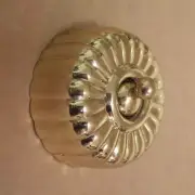 polished brass victorian style light switch,fluted cover,heritage,new.TH5481
