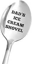 Gifts for Father Dad from Daughter Son Dad's Ice Cream Shovel Spoons for Father Daddy Father's Day Birthday Gifts for Best Dads Ice Cream Spoon Funny Ice Cream Lover Gifts