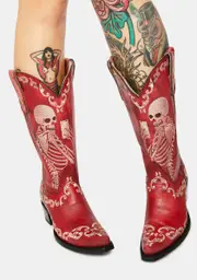 [OLD GRINGO] Red Selfie Cowboy Boots