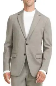 Theory Men's Clinton Ponte Sport Coat, Size 46 - Desert / Asphalt Mélange NWT
